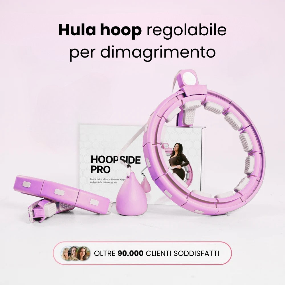 Hoopside Pro - Hula hoop Smart per Dimagrimento Rapido
