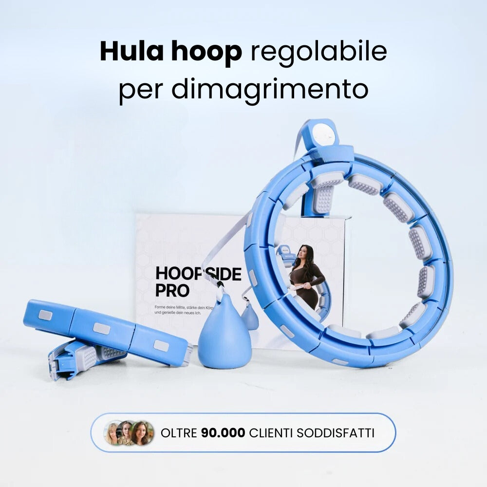 Hoopside Pro - Hula hoop Smart per Dimagrimento Rapido