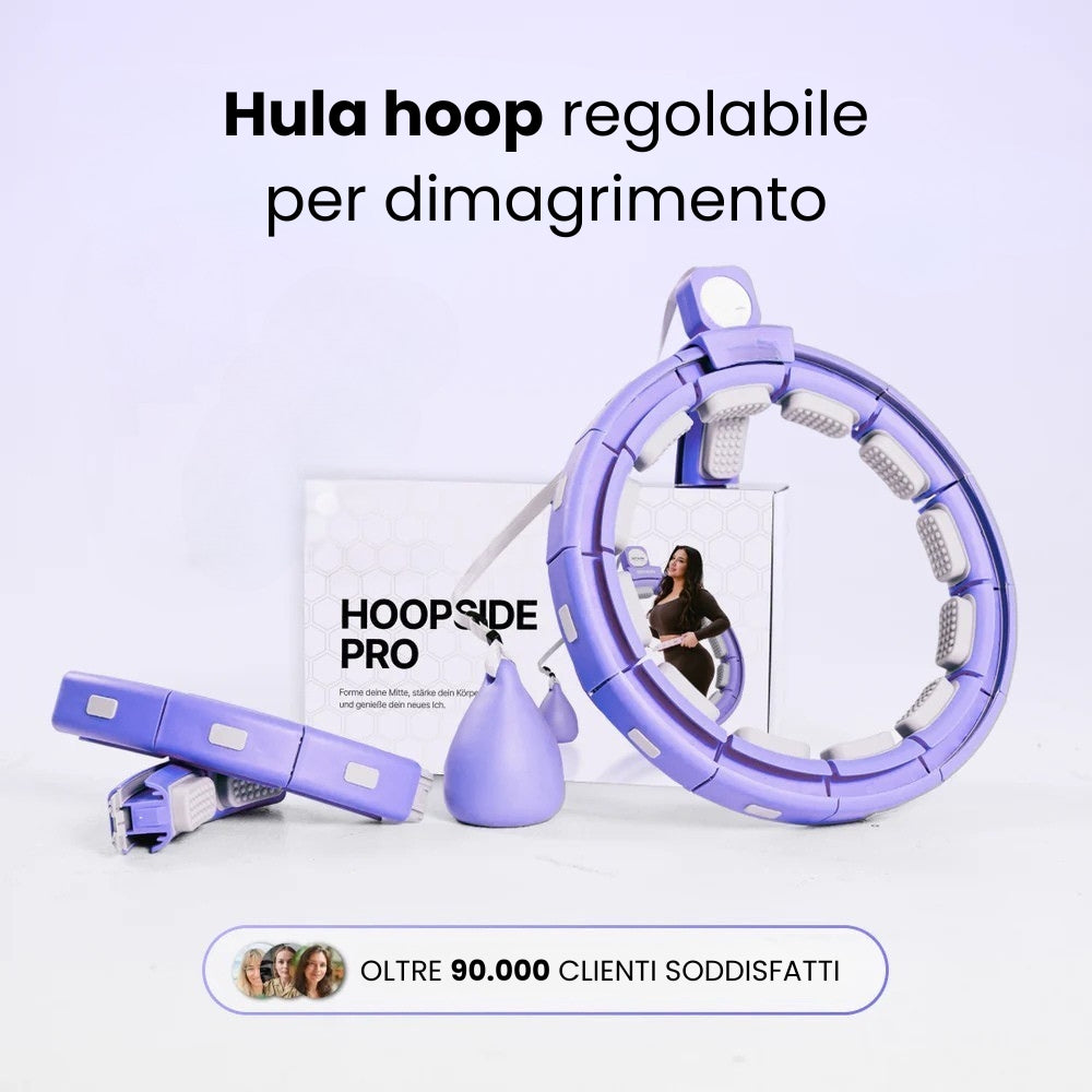 Hoopside Pro - Hula hoop Smart per Dimagrimento Rapido
