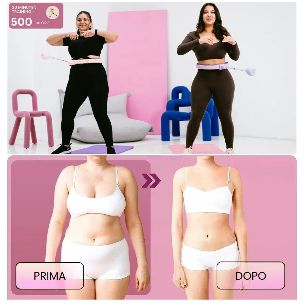 Hoopside Pro - Hula hoop Smart per Dimagrimento Rapido